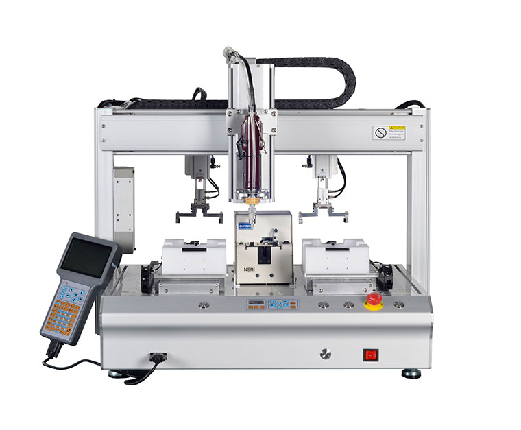 單頭雙工位自動(dòng)取料螺絲機